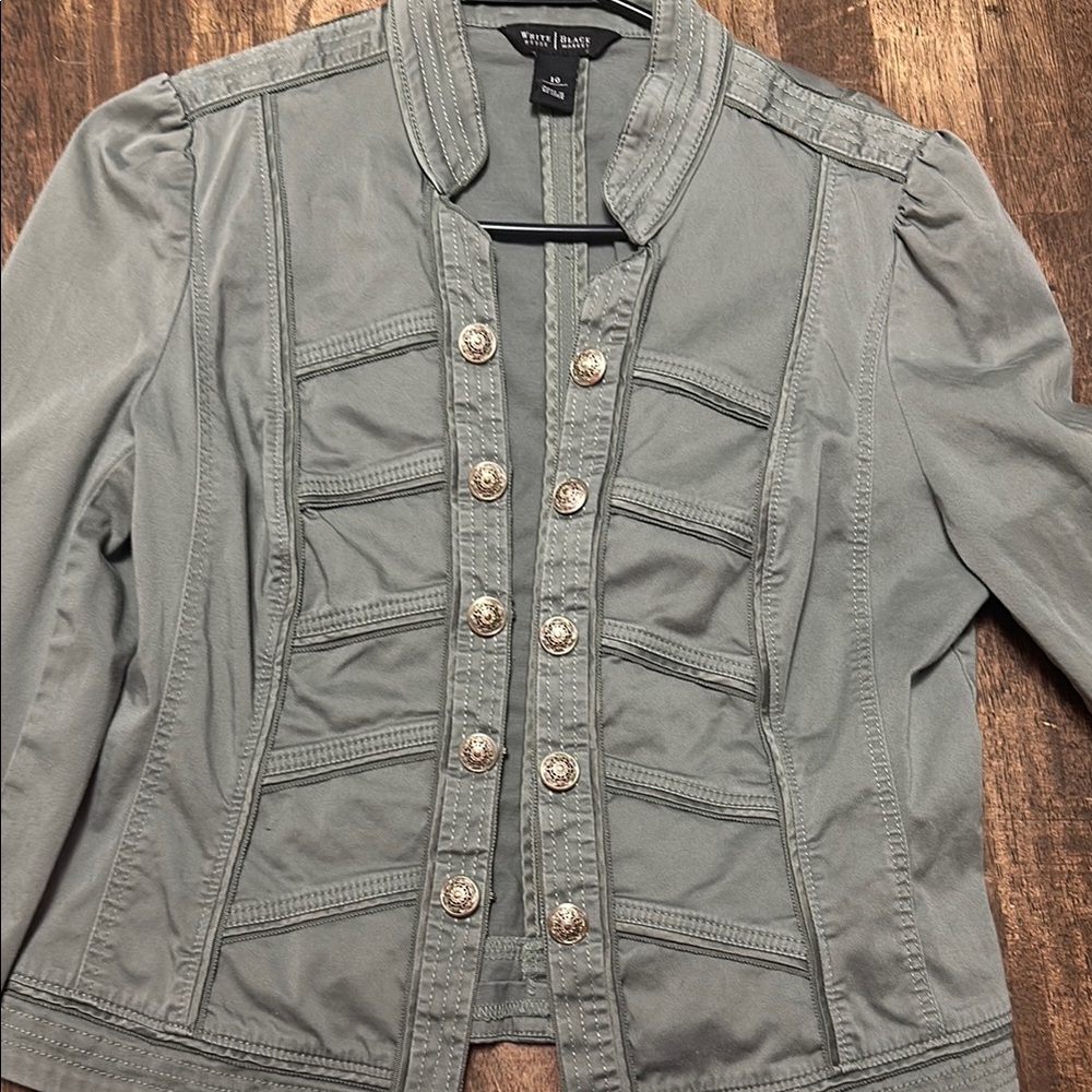 Green Military Style Jacket